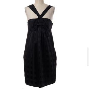 MARC BY MARC JACOBS Black Check Empire Waist Dress